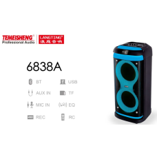 Temeisheng 6838A  bluetooth колонка 2*8“