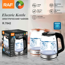Чайник електричний скляний RAF 7842 2.2 л