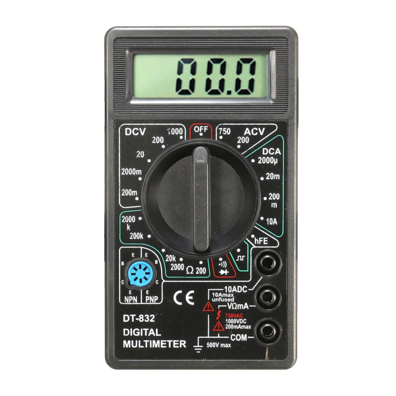 Тестер, мультиметр DT-832 цифрів