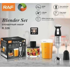 Заглибний блендер 4в1 подрібнювач, міксер, блендер 2200 Вт RAF R326