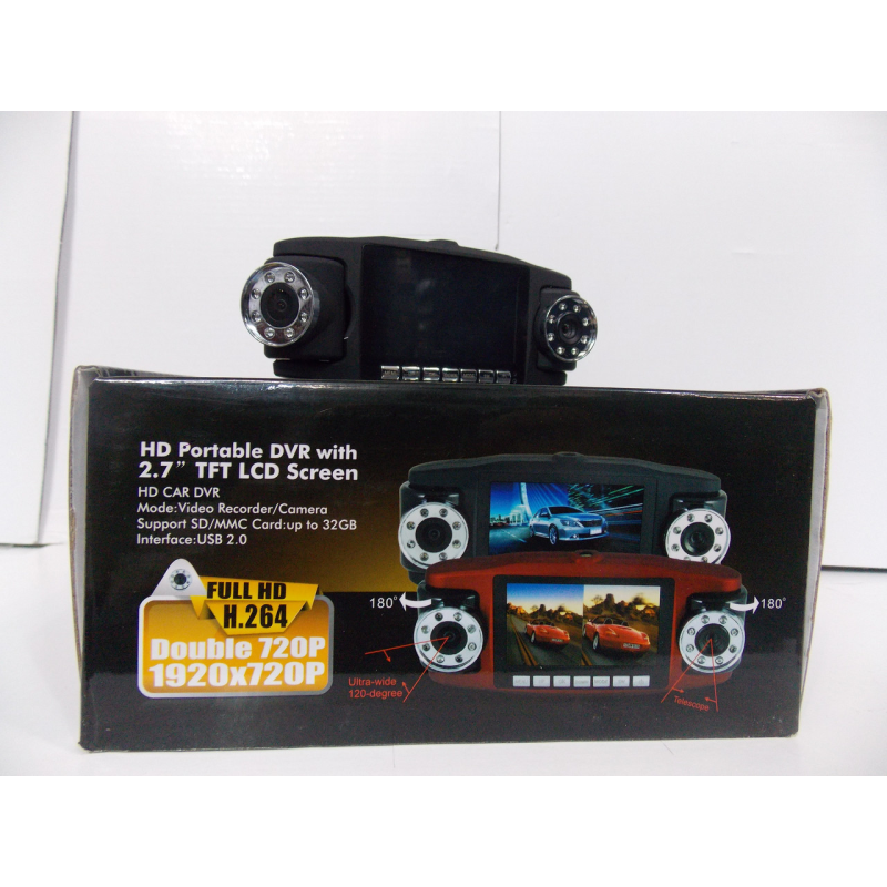 Відеореєстратор із двома камерами V60