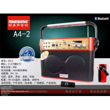 Блютуз-колонка Temeisheng A4-2 бумбокс караоке FM радіо