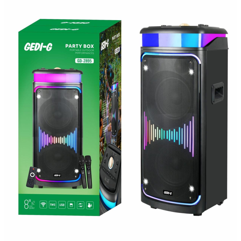 GeDi-G 2895 2*8“ два мікрофони 60 Вт