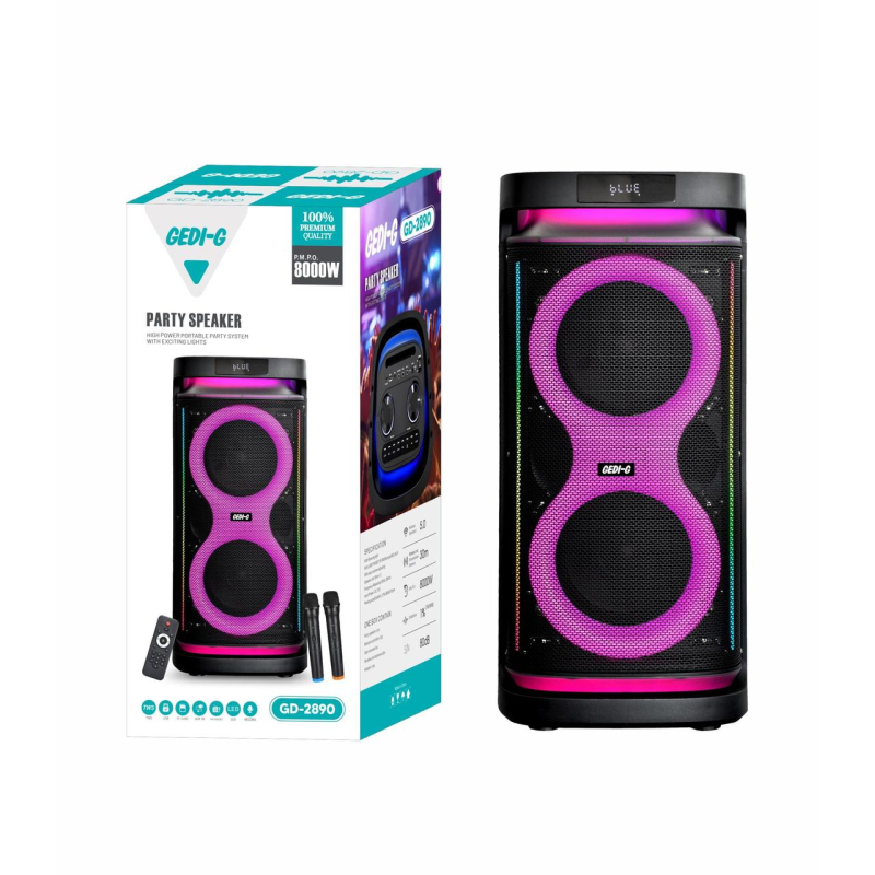 GD-2890 2*8“ низькочастотні динаміки й 3“ високочастотні динаміки